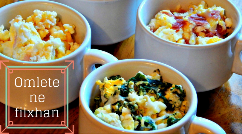 Omlete ne filxhan per njerezit e nates.