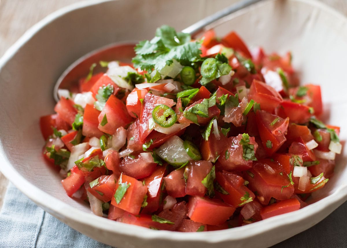 Receta Pico de Gallo – Salca Meksikane