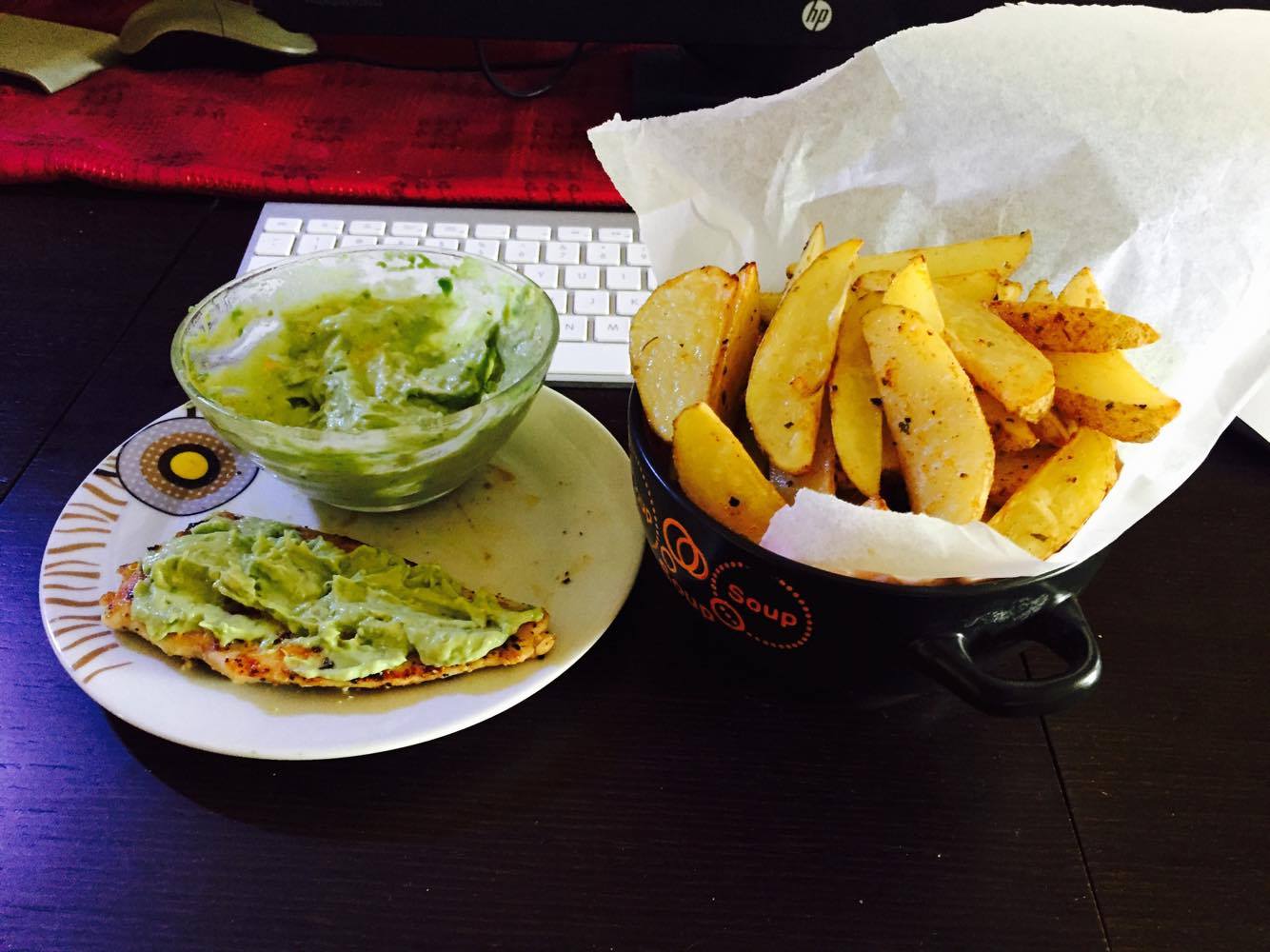 A proper lunch that is ready within one episode of FRIENDS