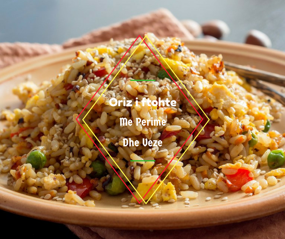 Si te gatuajme Oriz te ftohte me perime dhe veze.