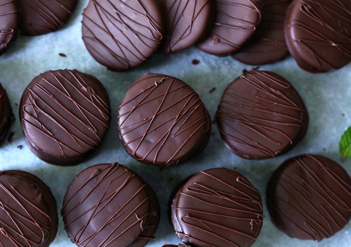 Biskota me mente & çokollatë (inspiruar nga “After Eight”)